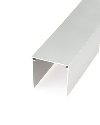 6.ПАРТНЕР Направляющая верх. ОДНОПОЛОЗНАЯ, Матовый хром (5,8м)